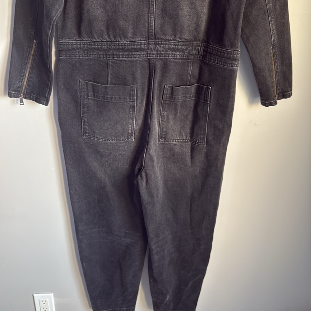 TED BAKER Aleya zip-through denim jumpsuit size Large/3 - Picture 10 of 13